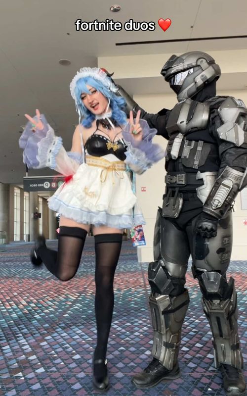 i am beating the allegations this time 😼 #GenshinImpact #ganyu #ganyucosplay #Halo #haloodst #odst #odstcosplay #videogames #cosplay #cosplayer #cosplaydance #fyp 