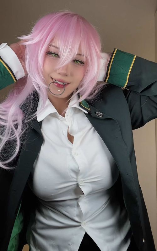 HAVE YOU ALL SEEN TSUBAKI IN THE LATEST EPISODE?! I need his wig so I can cosplay him as well 😫 #tsubaki #windbreakeranime #cosplay #kiryu 