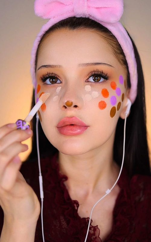 Satisfying makeup 💄  #ASMRmakeuptutorial#asmrmakeupsound#contourstick#beautyasmr#contouring101#asmrmaquillaje 